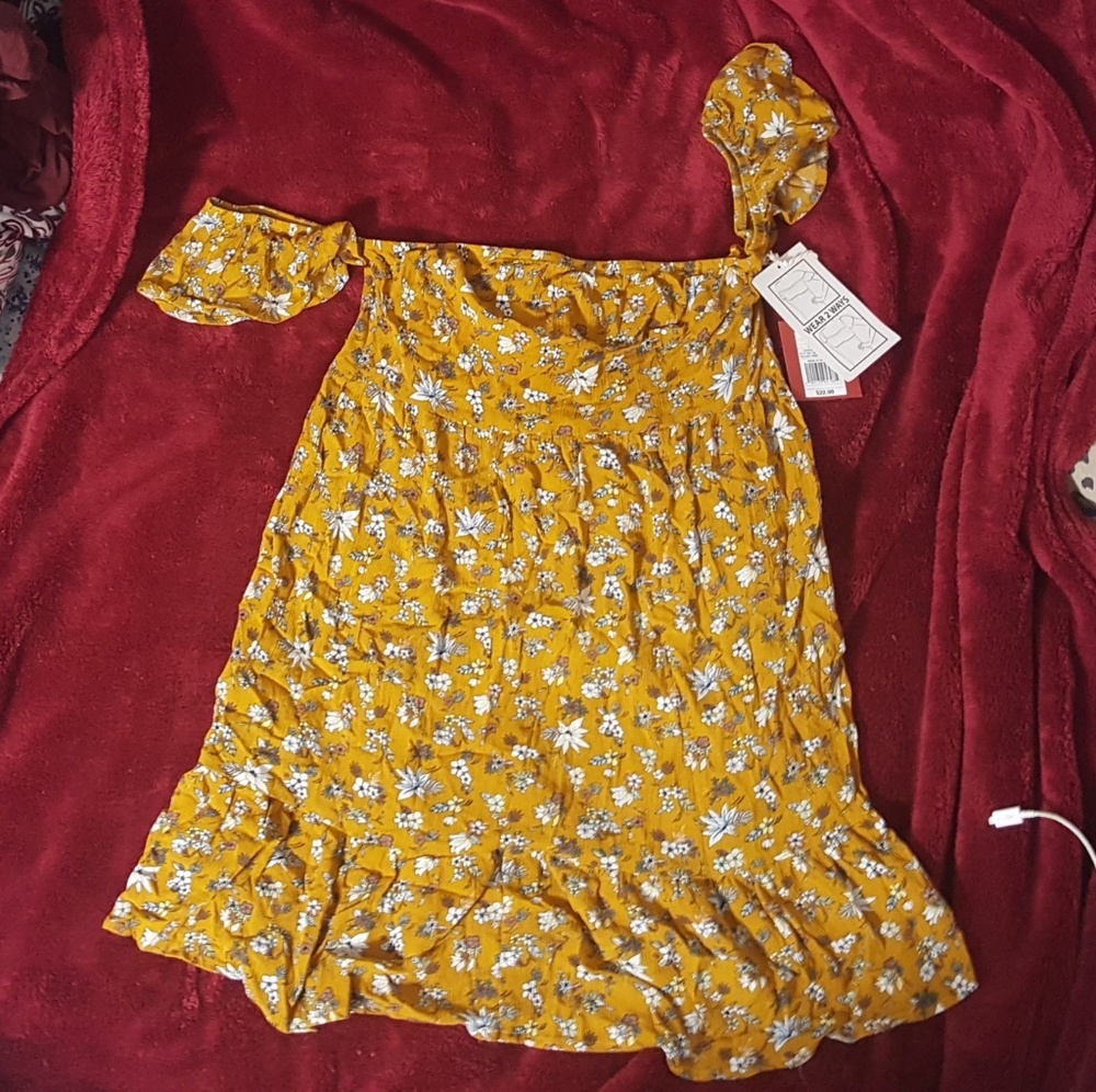 NWT Mustard Yellow Blouse